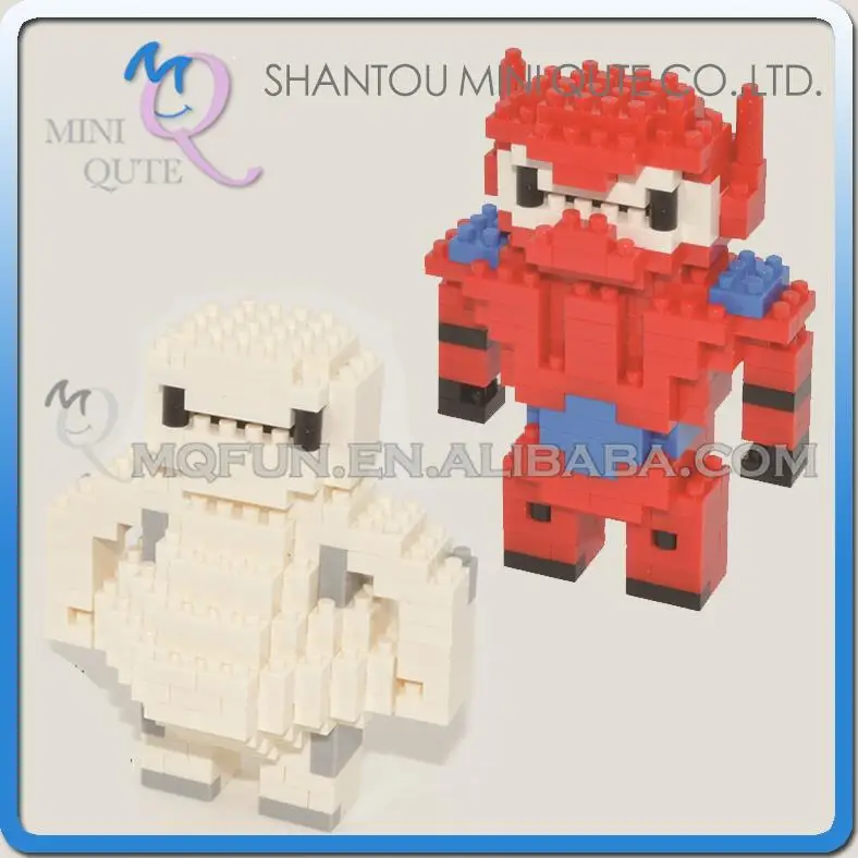 1 piece Mini Qute ATOM 2 styles American Big Hero 6 Baymax boys diamond nano plastic building blocks model kids educational toy | Игрушки и