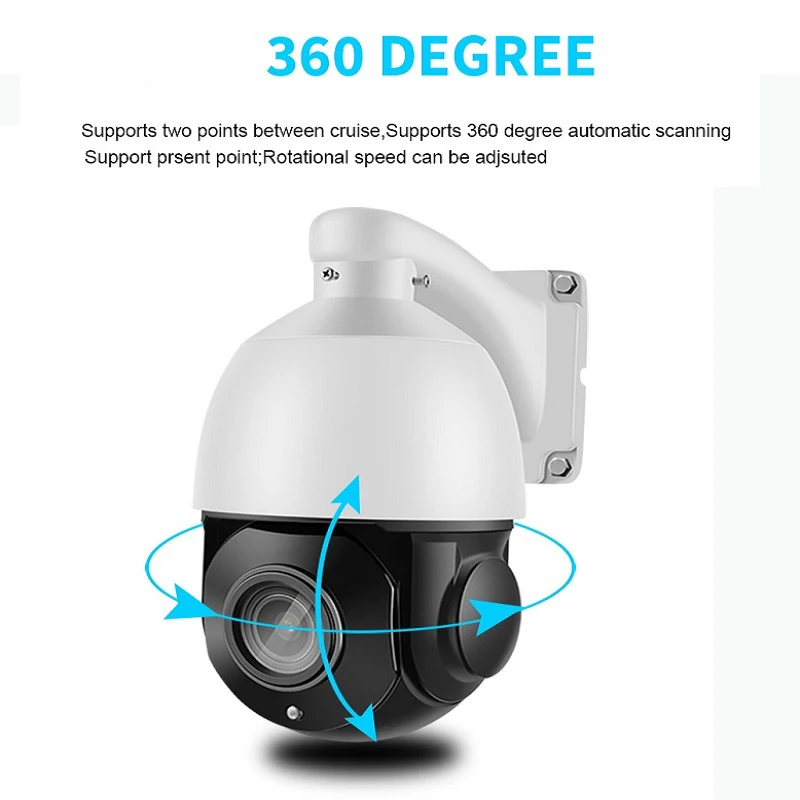 IMPORX наружная P2P CCTV камера 1080P IP HD 36X Zoom 70M IR PTZ ночного видения наблюдения 360