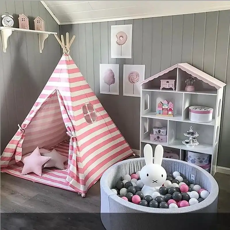 modern nursery ball pit