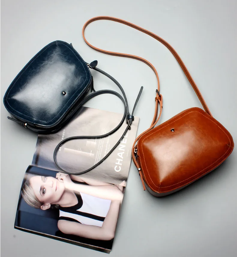 Горячая Распродажа, брендовые дизайнерские женские сумки, высокое качество, натуральная кожа, сумки на плечо, летняя маленькая Повседневная сумка-мессенджер, коричневый, синий цвет