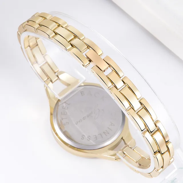 Womens Cat Eye Bracelet Watch - Gold