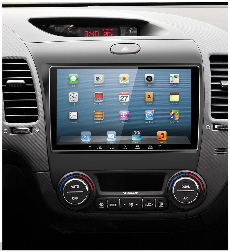 Android 8.0 System 4G RAM Car DVD GPS Navigation System Stereo Media