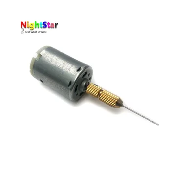 

12 Motor Small PCB Hand Drill Press Drilling Compact Set with 1.0mm Twist Bit Fit For 0.8-1.5mm Drill