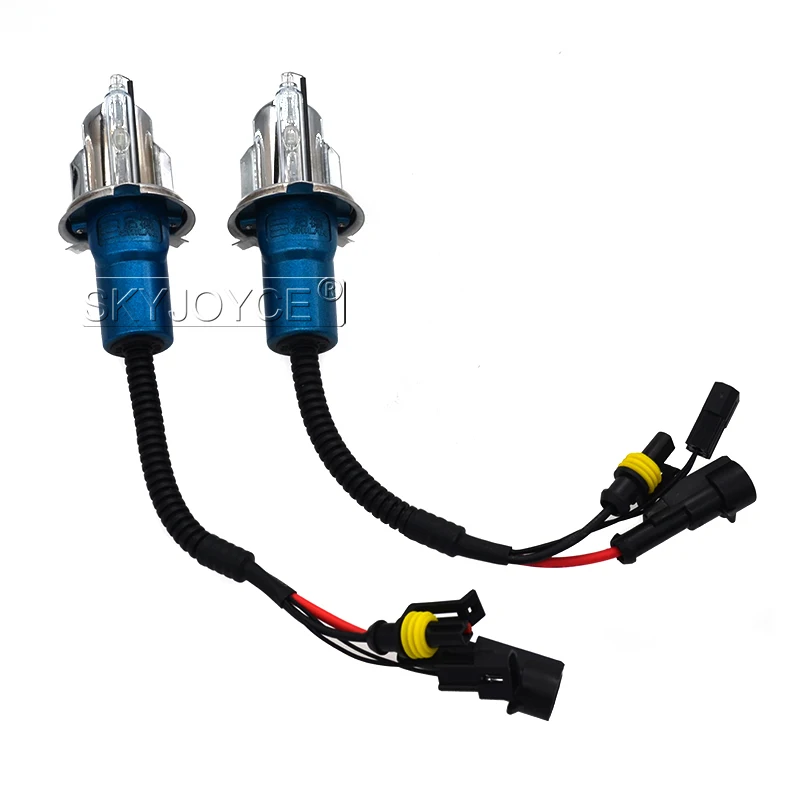 SKYJOYCE ксеноновая лампа высокой яркости 5500K H4 Биксеноновая HID 35 Вт 55 автомобильная