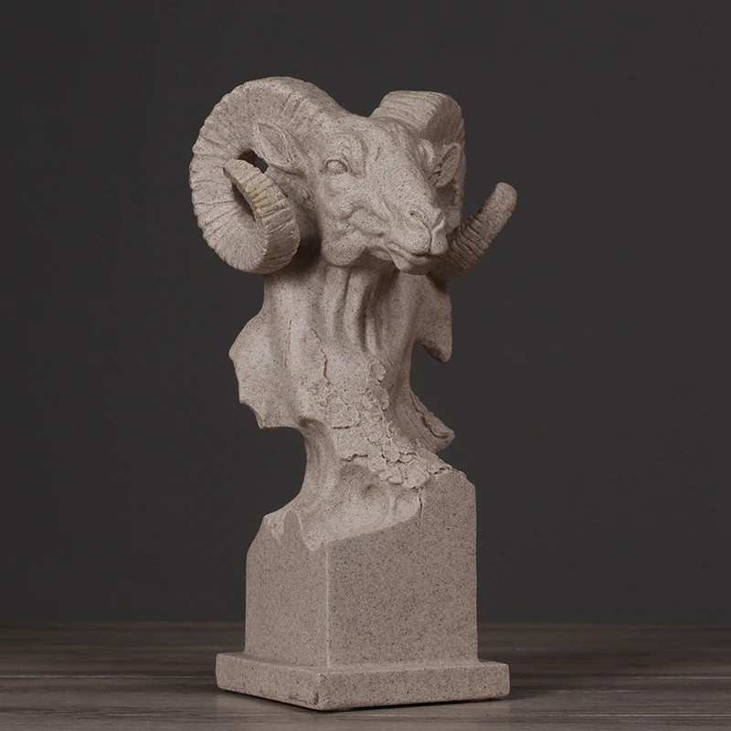 Статуэтка для домашнего декора из смолы козы декора|craft cabinet|craft figurinescraft resin |
