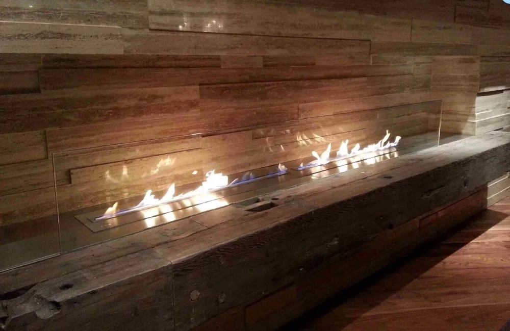 2 pcs 48inch smart burner in lobby of hotel-2