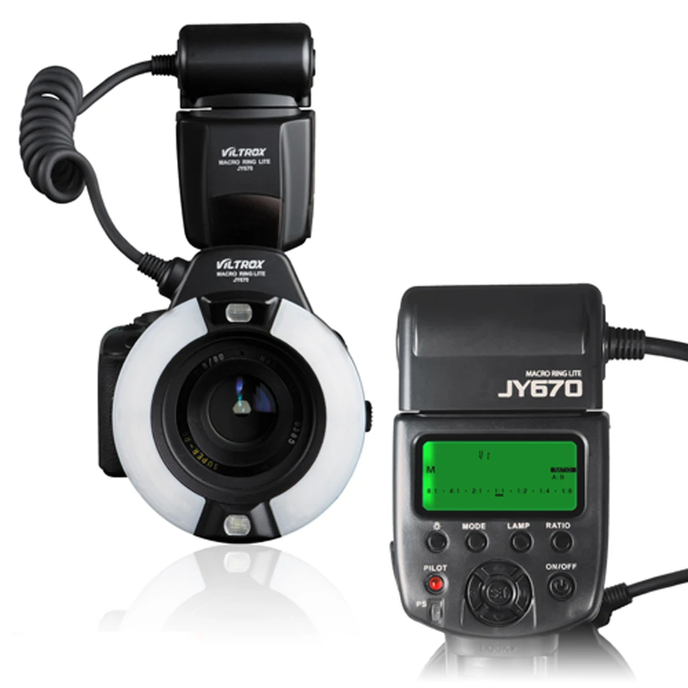 VILTROX JY-670 Macro Ring Light flash (19)