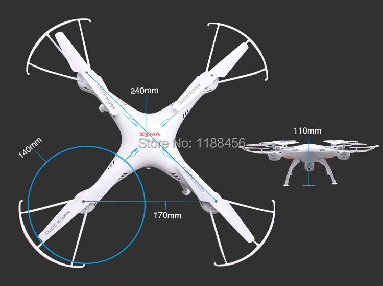 Сыма X5SC 4CH 6 оси Quadcopter с 2MP Камера Headless режим