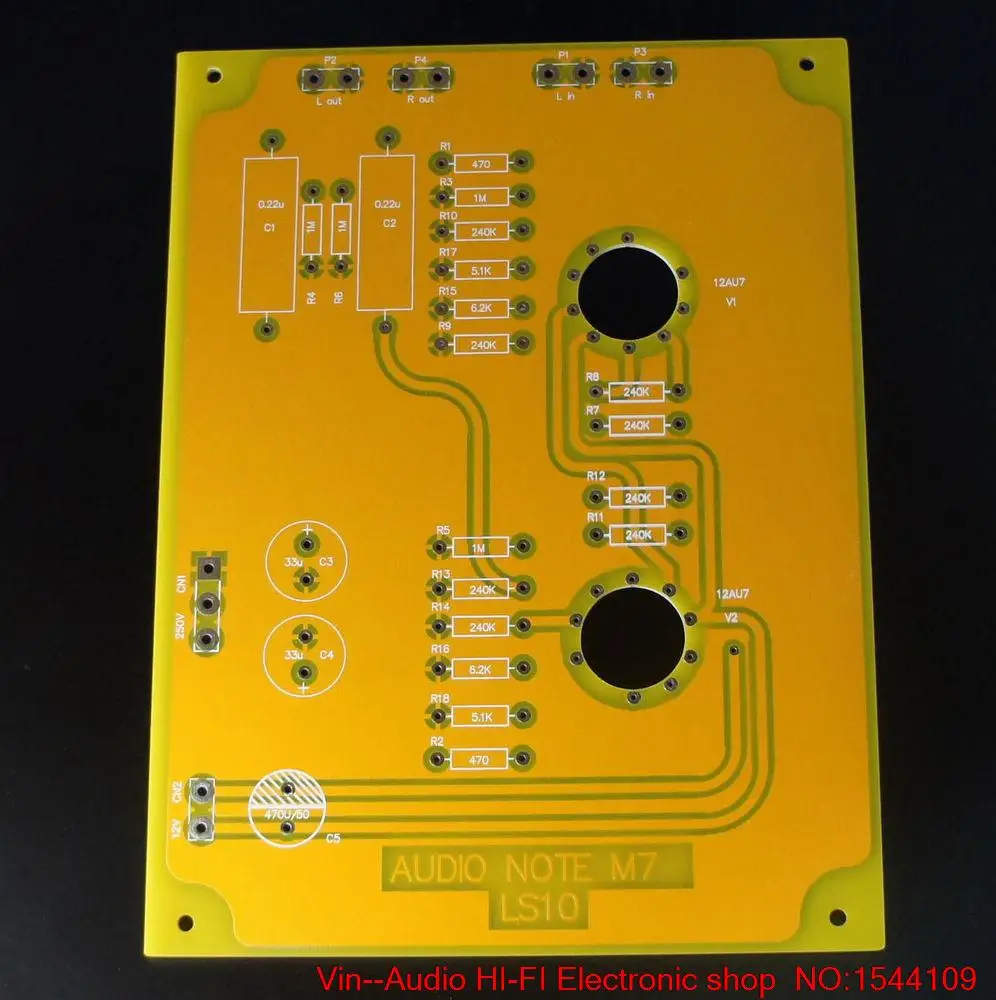 

1PCS VIN LS10 tube preamp empty plate (AUDIO NOTE M7 line ) FREE SHIPPING
