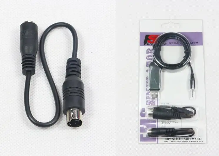 5 шт./лот Flysky FMS FS-SM100 USB симулятор эмулятор с кабелями для Futaba ESky JR WFLY 4-8Ch Skill Traning