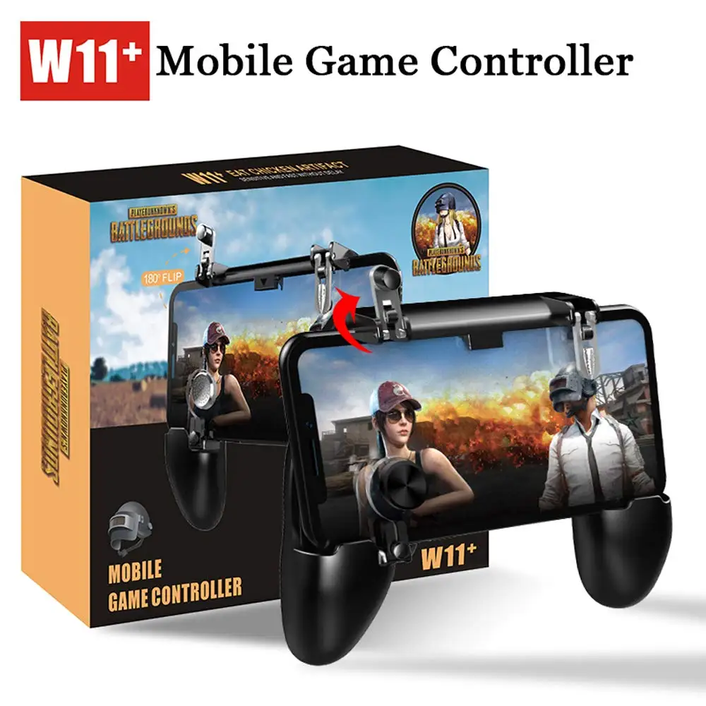 

Pubg Game Gamepad For Mobile Phone Game Controller l1r1 Shooter Trigger Fire Button For Smartphone Joysticks Gamepads