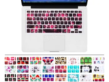 

1PC Mystic Flower Pattern Silicone Laptop Keyboard Skin Protector Cover Film Guard For All Apple Macbook Pro Air Retina 13 15 17