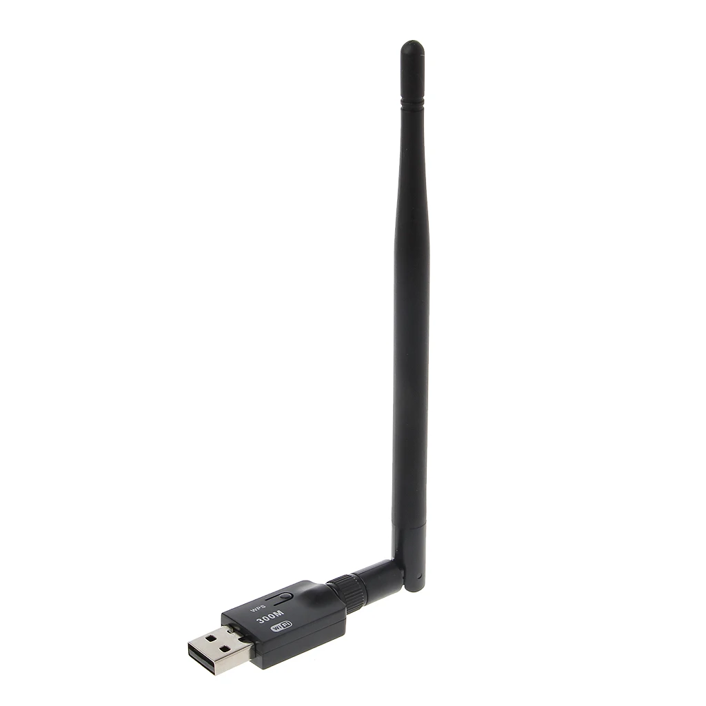 Мини USB Wifi адаптер 300 Мбит/с 2 дБ 5 дБ антенна сетевая Lan Карта ПК Wi-Fi приемник беспроводной 802.11b/n/g высокоскоростной Wifi адаптер