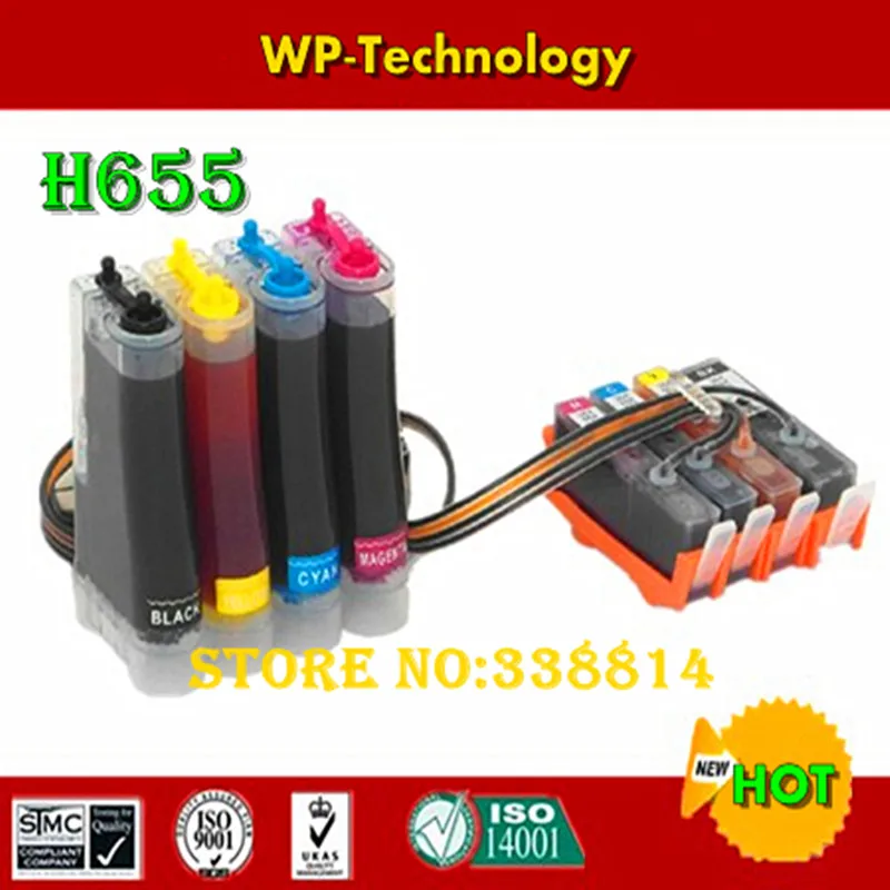 [كامل صبغ الحبر] كيبك دعوى لل hp655 ، تناسب ل hp deskjet 3525,4615 ، 4625,5525 ، 6520,6525 طابعة ، متخصص صبغ الحبر.
