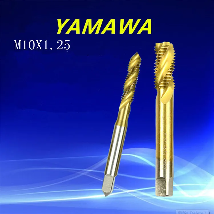 

10PCSHSS-E Spiral groove flute Screw tap M10x1.25 Fine thread