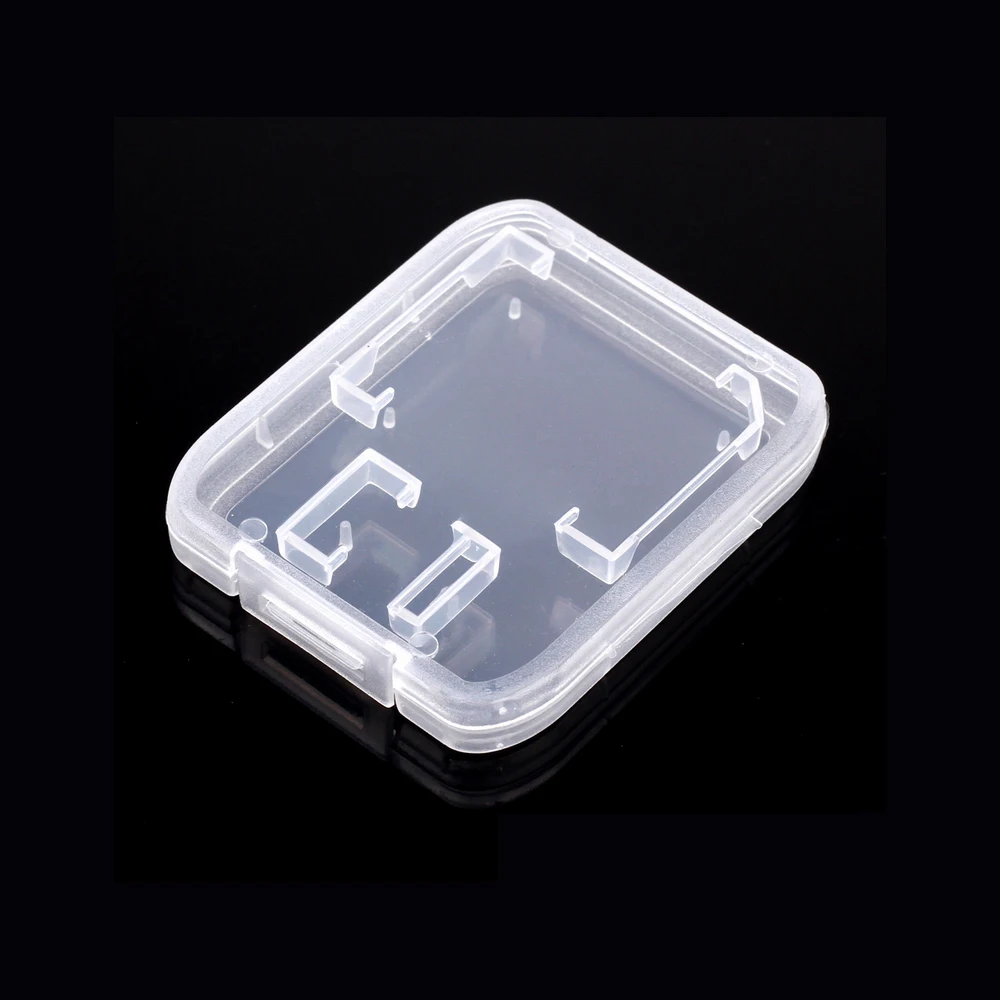 

SD Memory Card Case SDHC Holder Protector Transparent Box Plastic Storage