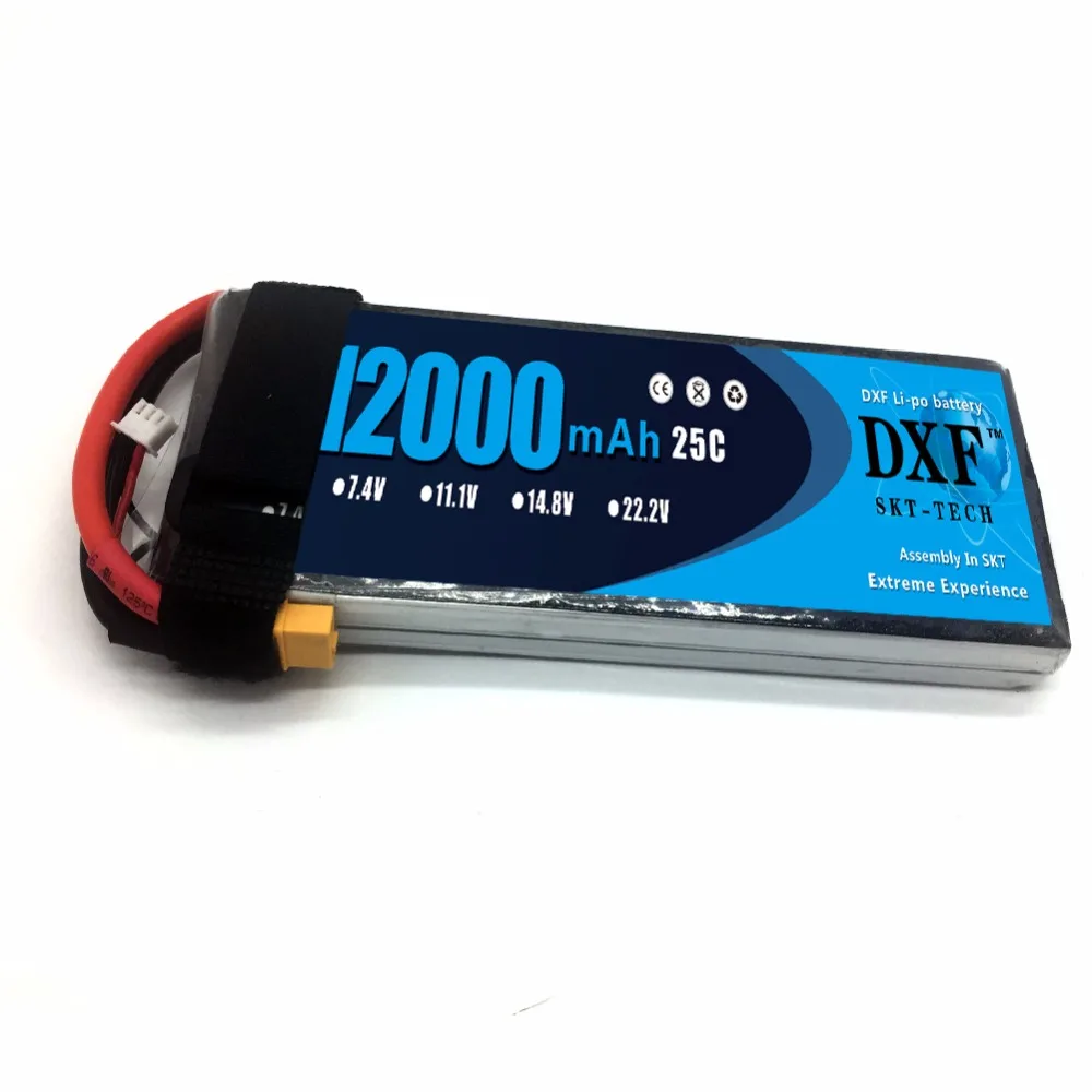 DXF 7 4 V 2S 12000mah 25c вал необитая машина HM литиевая батарея для радиоуправляемого