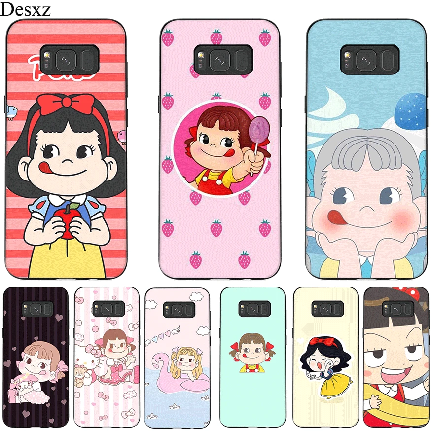 Mobile Phone Case For Samsung M10 M20 M30 M40 S6 S7 Edge S8 S9 S10 S10E Plus Note 8 9 Cover Peko Milky Girl | Мобильные телефоны и