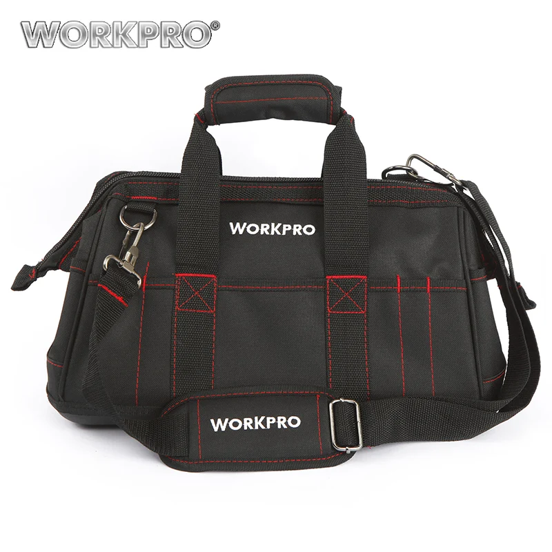 WORKPRO 16" WaterProof Tool Bags Tools Organizer Electrician Tool Kits