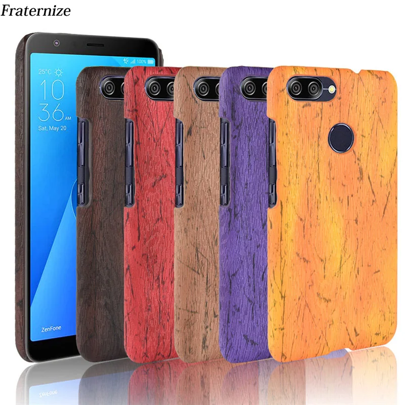 Деревянный чехол с узором для Asus Zenfone Max Plus ZB570TL ZB555KL ZC550KL GO ZB500KL ZB551KL Live ZB501KL кожаный