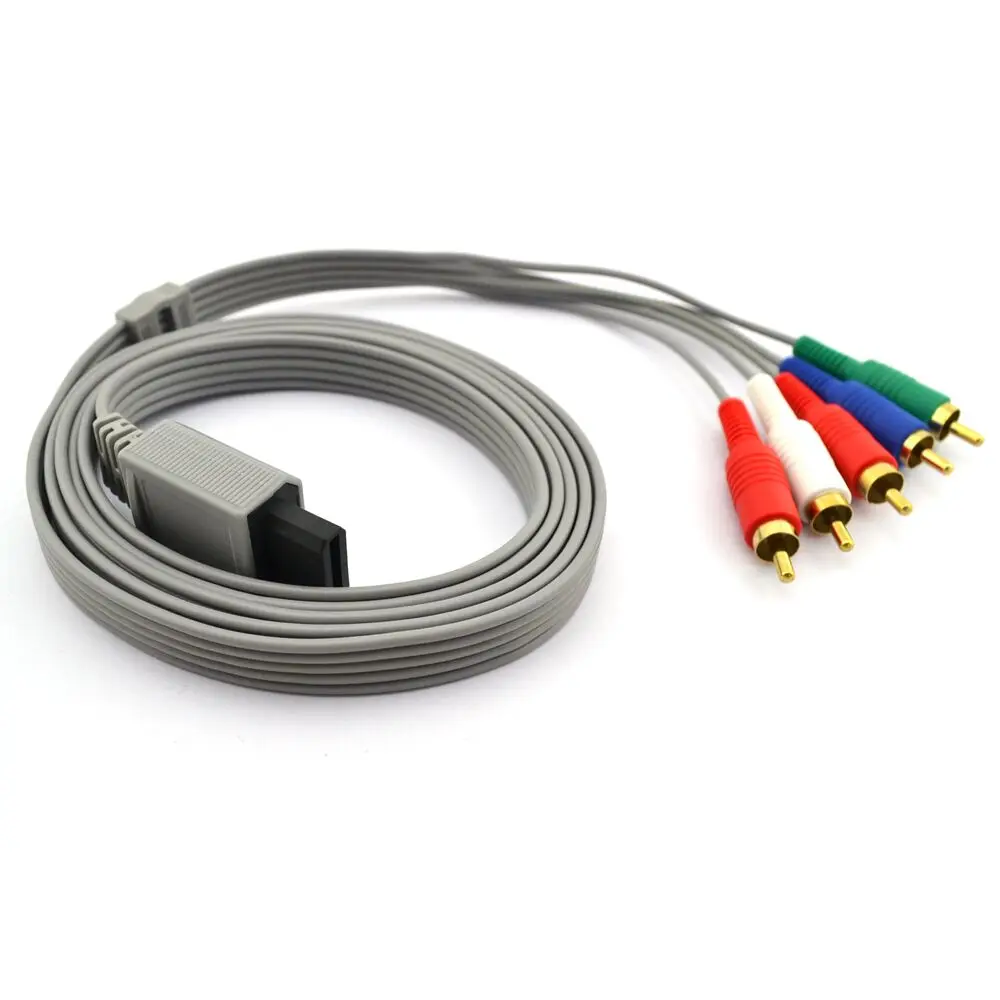 50 шт. AV компонентов аудио-видео кабель совместимый для nintendo wii Wi я U консоли к HDTV