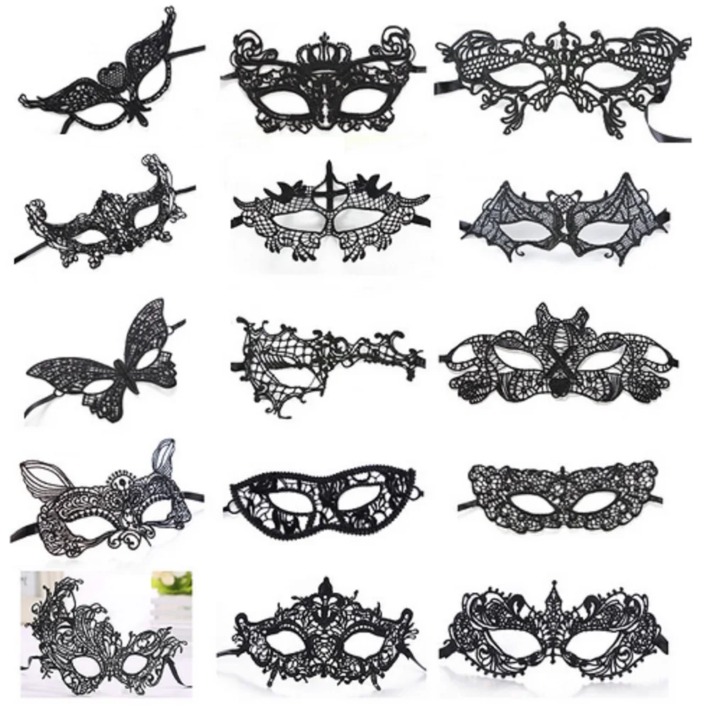 

Unshaped Charm mask Lace Sexy Eye Mask Halloween Christmas Adult Party Costumes Masks Cosplay Mask