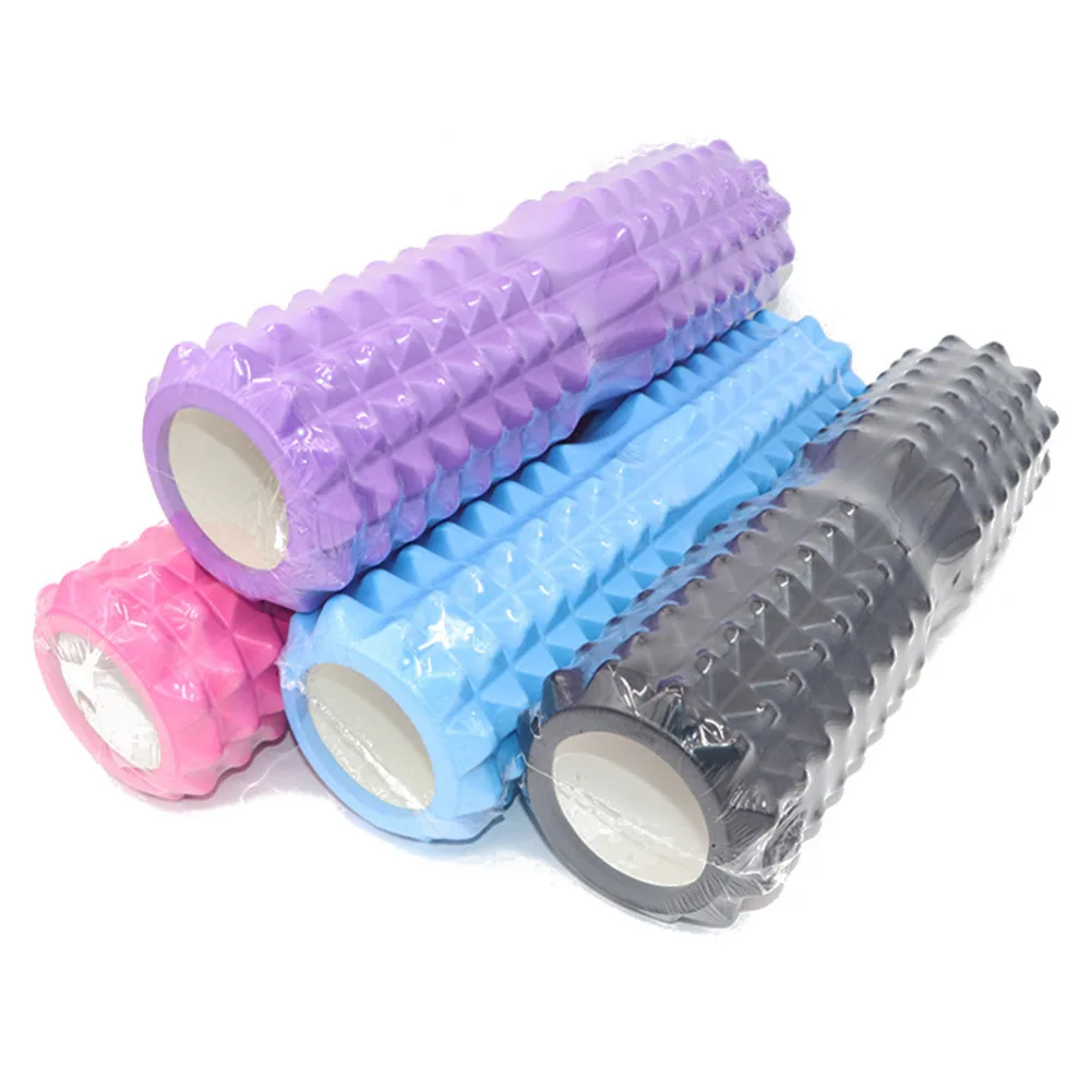 Yoga Foam Roller Training Colume Rollor Bricks Fitness Exercise Pilates Body Building Back Massager 45*14CM