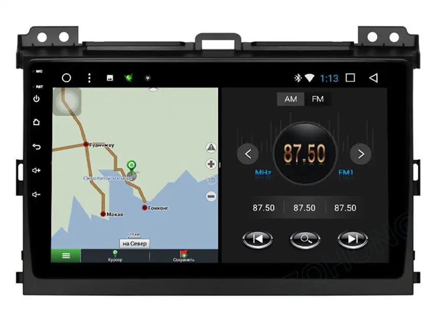 Clearance 9 inch PIP Split Screen Android Car DVD Player GPS for Toyota Land Cruiser Prado 120 LC120 Multimedia Navigation Radio BT wifi 21