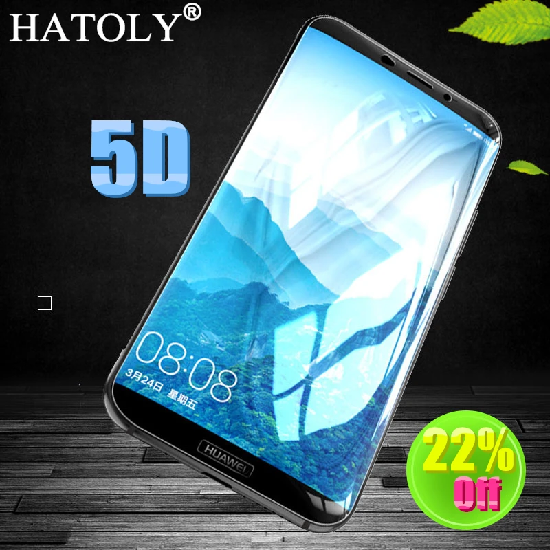 

HATOLY 5D Tempered Glass for Huawei Mate 10 Pro Screen Protector for Huawei Mate 10 Pro Full Cover Film Huawei Mate 10 Pro Glass