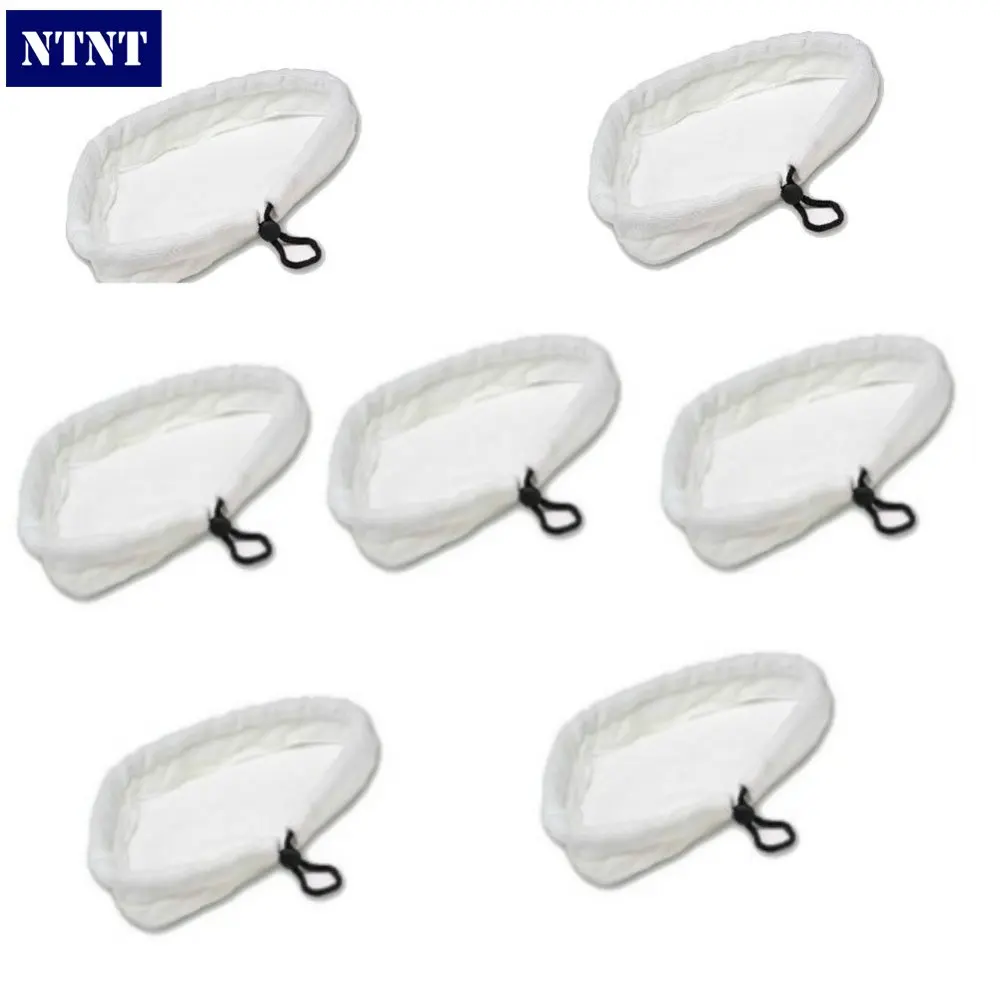 

NTNT Free Post 7 Pieces Washable Microfibre Cloth Replacement Pads For H2O Steam Mop Cleaner