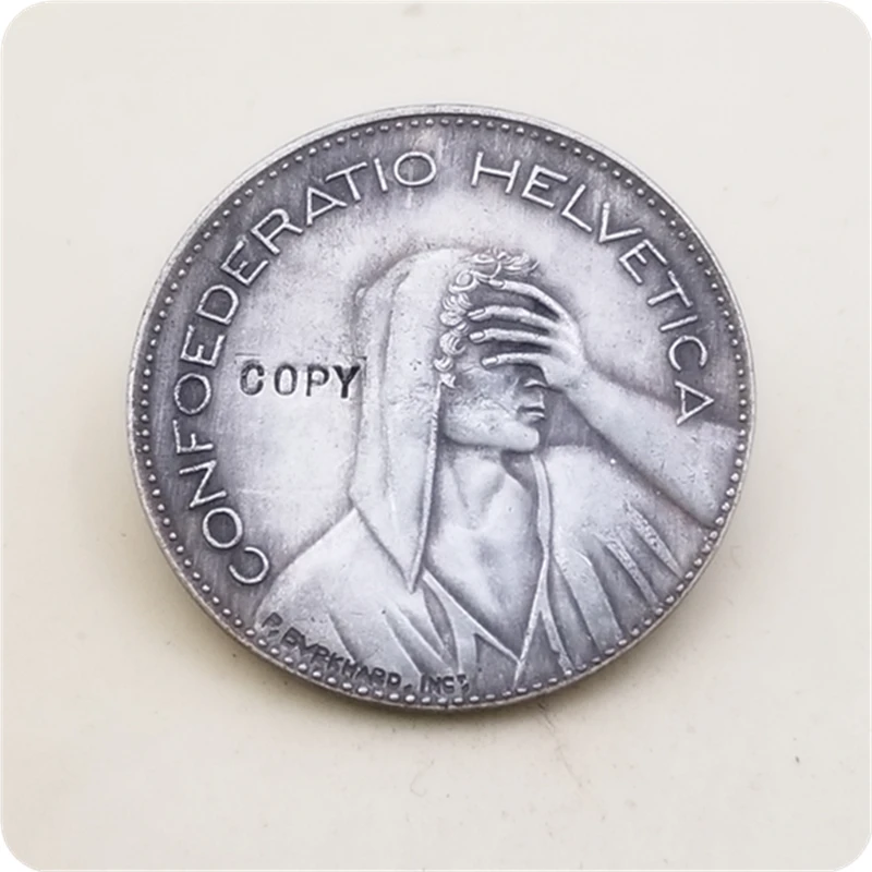 Монеты хобо из никеля 1950B и 1965B Швейцария коллекционные монеты с 5 звеньями | Дом