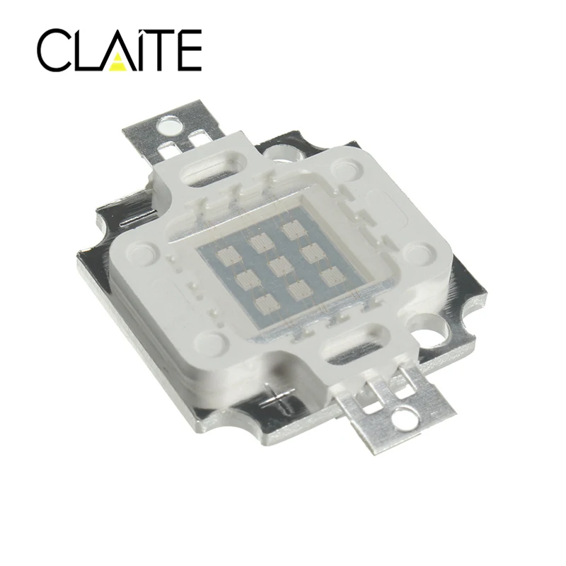 CLAITE 10 Вт светодиодный чип модуль УФ ультрафиолетовая Светодиодная лампа DIY с 20 мм