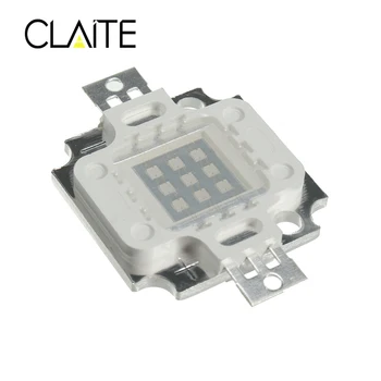 

CLAITE 10W LED Chip Module UV Ultraviolet LED Bead Light DIY Lamp Chip With 20mm Star Base 390-410NM