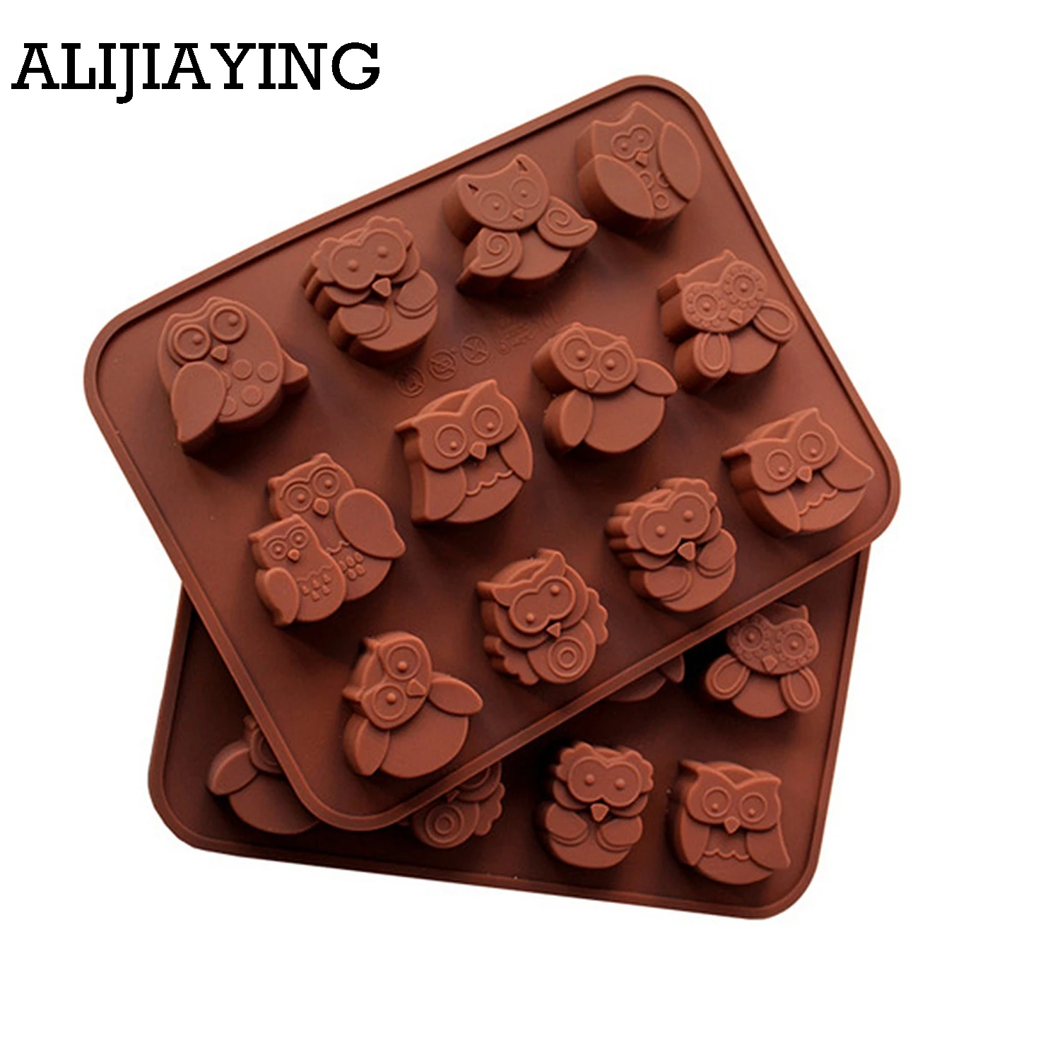 

A184 Owl Chocolate Mold Ice Mould 12 different shape cake decorating tools moule silicone