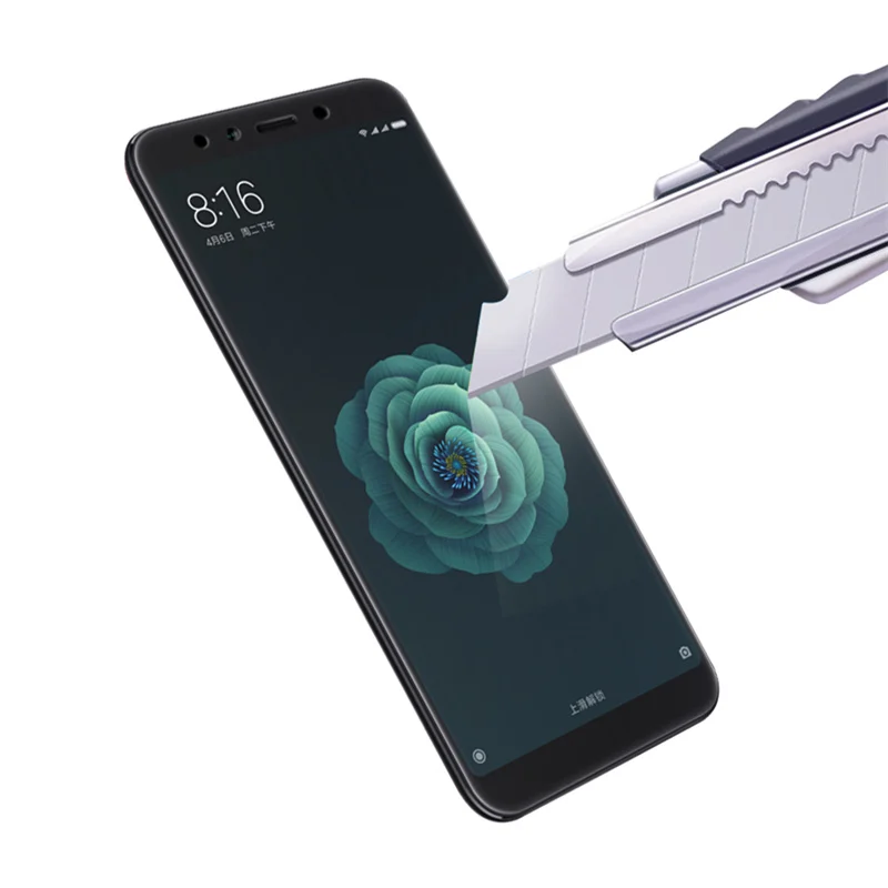 2 шт. Защитное стекло для экрана Xiaomi Mi 6X закаленное пленка телефона A2