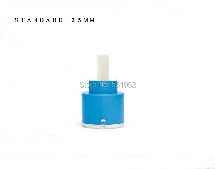 Высокое качество 35 мм керамический картридж кран картридж смеситель низкий крутящий момент кран аксессуары вращение плоское основание