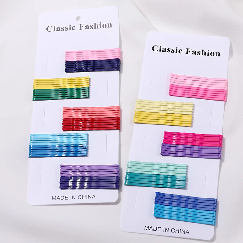 

2018 New 50PCS High Quality Basic Simple Colorful Barrettes Girls Cute Hairpins Children Hair Holder Clips Kids Hair Accessories