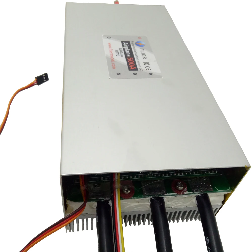 Водяное охлаждение 50 кВт 154120 бесщеточный двигатель и HV 120V 500A контроллер для RC