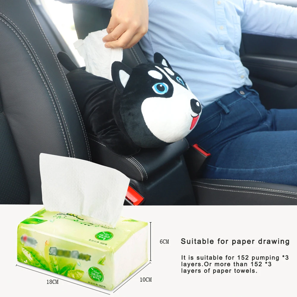 

Car Center Console Seat Supports Armrests Cover Soft Pad with Tissue Auto Vehicle Protective Mats Car-styling for Kids Girls Toy