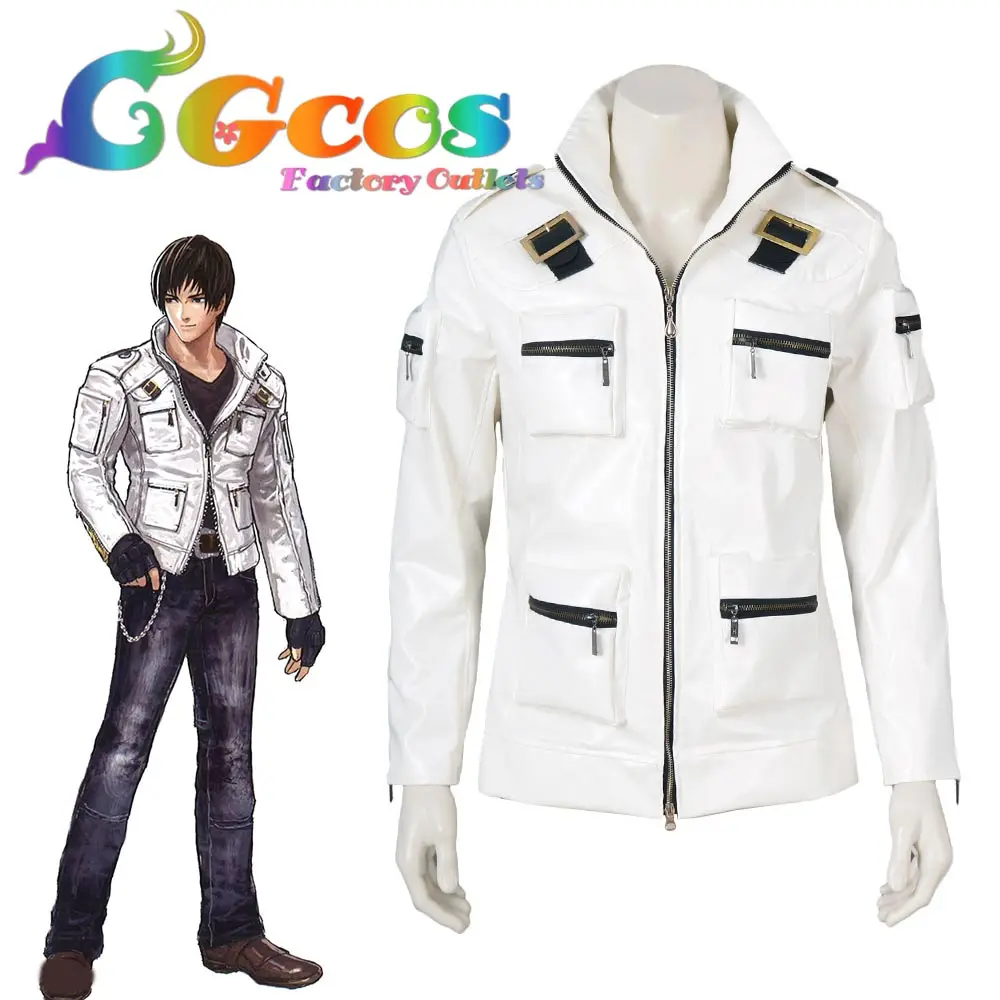 

Free Shipping Cosplay Costume THE KING OF FIGHTERS KYO KUSANAGI Coat New Stock Retail/Wholesale Halloween Christmas Uniform