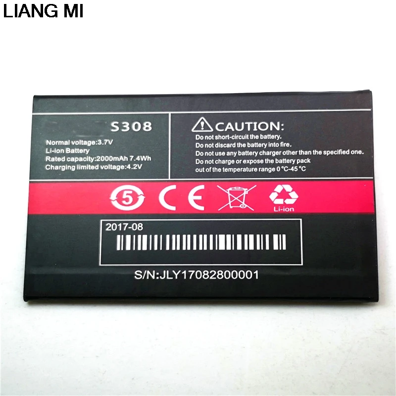 

High quality Cubot S308 Li-ion Battery For CUBOT S308 2600mAh Hight Capacity Cell Phone with phone stander for gift