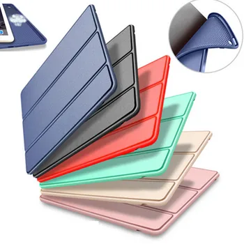 

PU Smart Stand Case For New iPad 9.7 inch 2017 2018 Cover Case Magnet Wake Up Sleep For iPad 5th 6th A1822 A1823 A1893 A1954