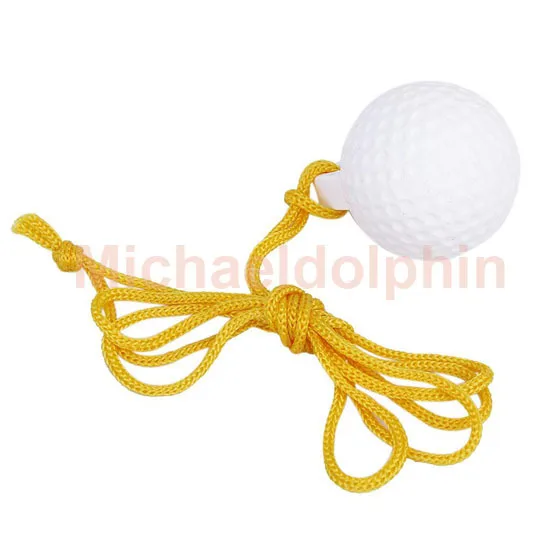 Free Shipping Golf Plastic Practice Ball with Rope Hit Swing Training