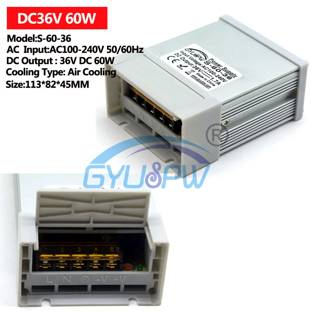 36V60W