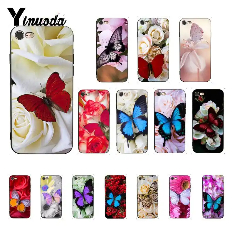 coque roses fleurs iphone 7