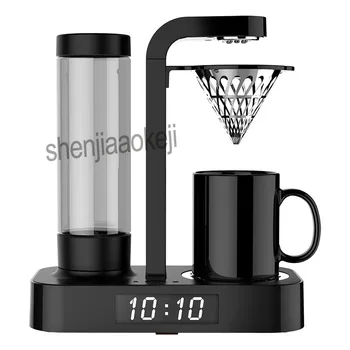 Household Coffee machine Clock automatic American  drip office mini coffee pot machine Hand punch coffee machine 220v 600w 1pc