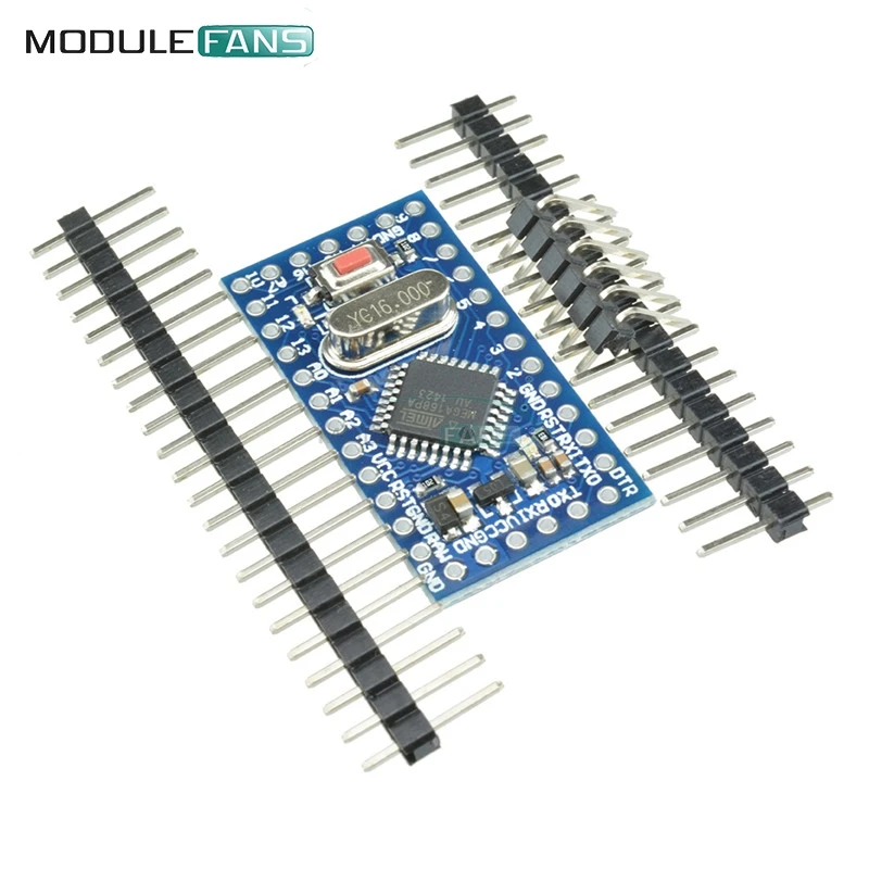 10 шт. Pro Mini ATMEGA168 ATMEGA168P 16 МГц плата загрузчика для Arduino 5 в м микро модуль управления