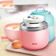 Niedlichen bauch cups mini tasche kochtopf Können container 500 ml isolierte Thermos Tassen essen isolierflasche Kann botll flaschen mit löffel