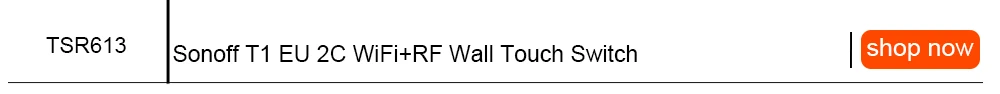Sonoff T1 ЕС 2 банды 86 Тип умный Wifi переключатель 220 В настенный сенсорный выключатель RF/433 МГц/приложение управление работа с Alexa умный дом автоматизация