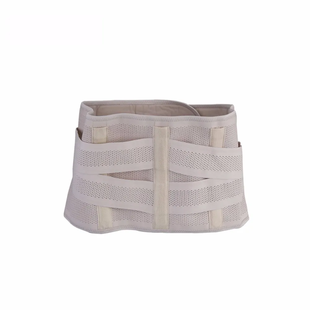 Breathable Lumbar Support Belt Back with 3 ABS Support cartilageTreatment of Lumbar Disc Herniation Lumber Muscle Strain (14)